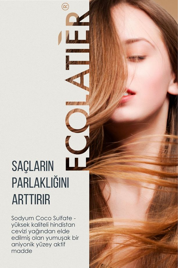 Onarıcı Şampuan Yıpranmış Saçlar İçin %97,8 Doğal Şampuan Argan Yağı ve Yasemin Özü, 600 ml - 7