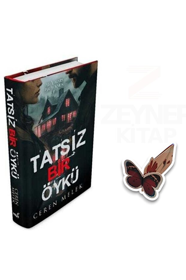 Tatsız Bir Öykü (Hardcover) Special Design Butterfly Bookmark Gift