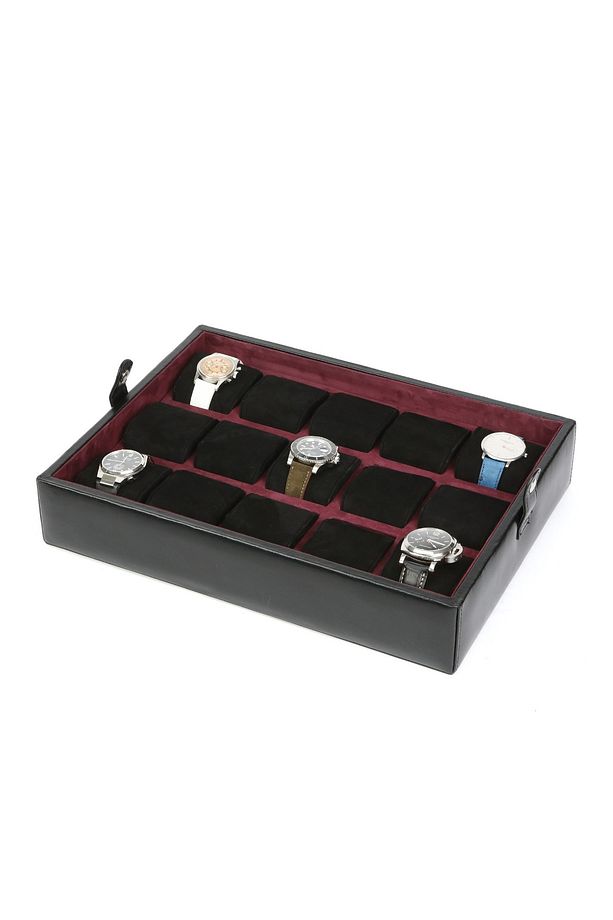 Saat Saklama Kutusu Lüks Saat Kutusu 15'li Saat Kutusu Çoklu Saat Kutusu Watch Box - 1