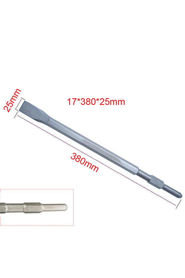 مثقاب كهربائي سداسي HDL B مقاس 17×380 مم بمطرقة صدمية دائرية/سداسية/خمسة حفر/طرف ساق 65 أمبير/إزميل مسطح E