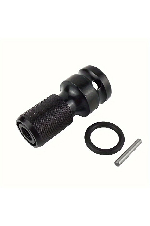 1 set 1/2 Square to 1/4 Hexagon Ratchet Sleeve Impact Wrench Sleeve Set Adapter Wrench Drive Convert