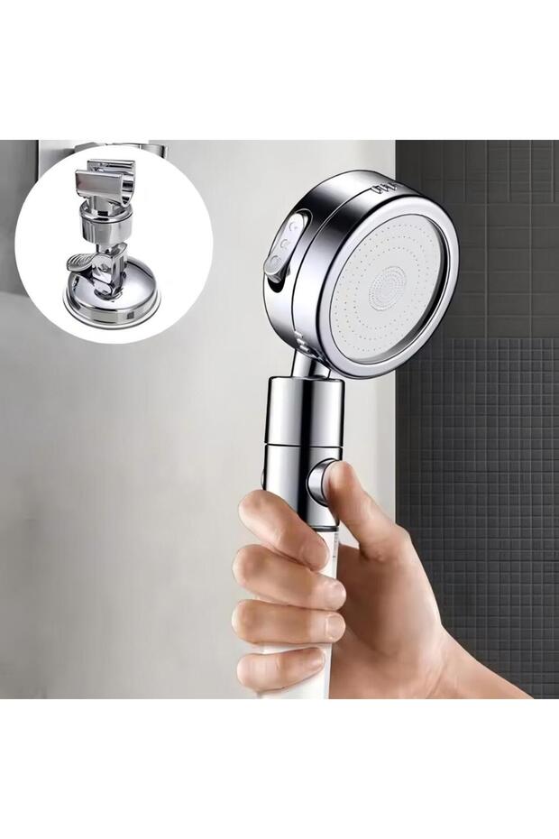 حامل رأس دش قابل للتعديل باللون الفضي - 1