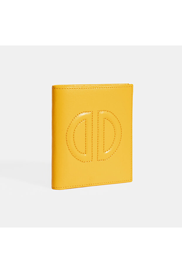 Kadın Turuncu Deri Cüzdan - 3