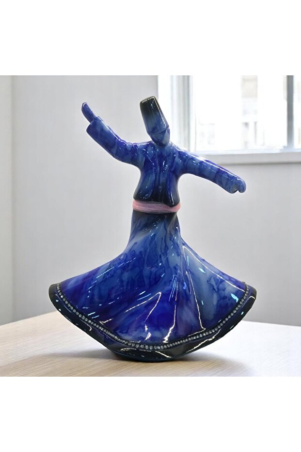 Semazen Dekoratif Biblo Mavi 22 Cm - 1