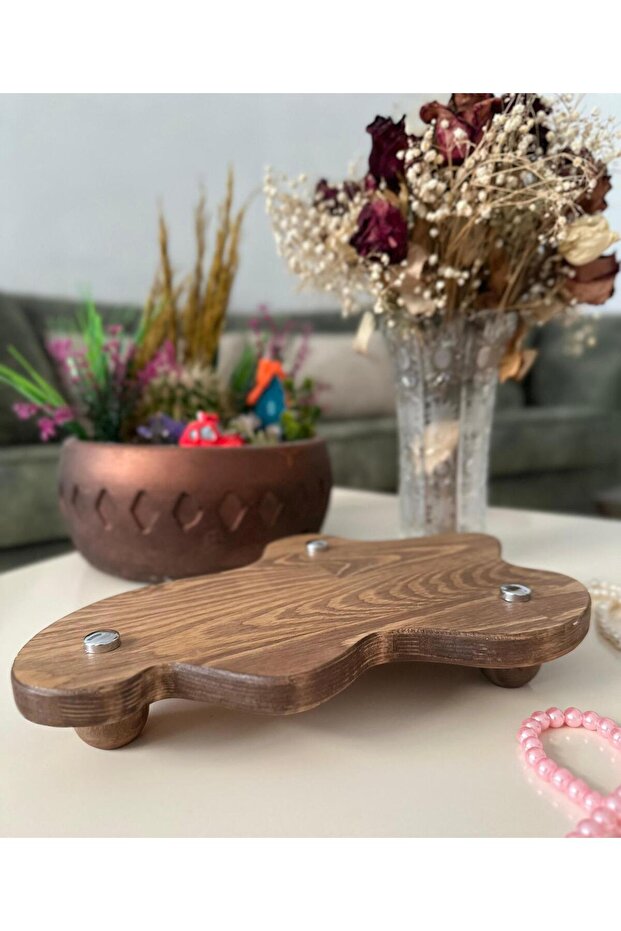 Luxury Natural Wood Presentation Rack, Wooden Leg Presentation Rack, Organizer, Desk Organizer
