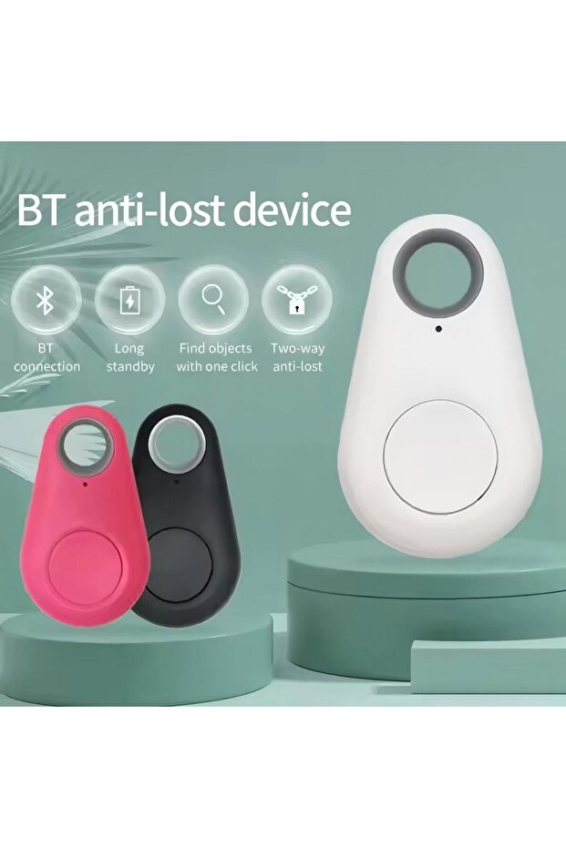 جهاز تعقب ذكي مضاد للضياع بتقنية البلوتوث - أبيض - 1