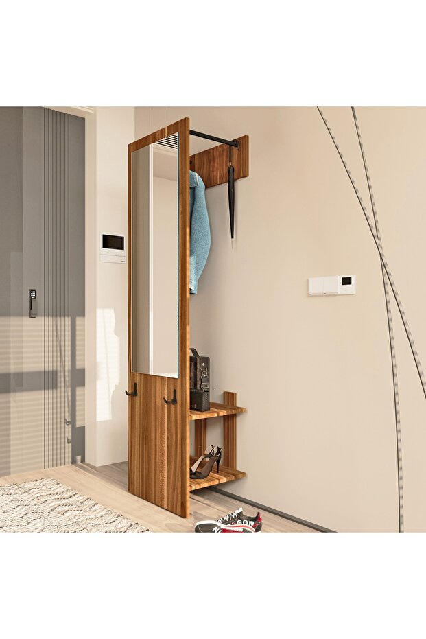 GRAFFE VESTİYER CEVİZ - 4