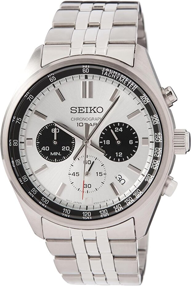 Dress Chronograph Men's Watch SSB425P1, Silver