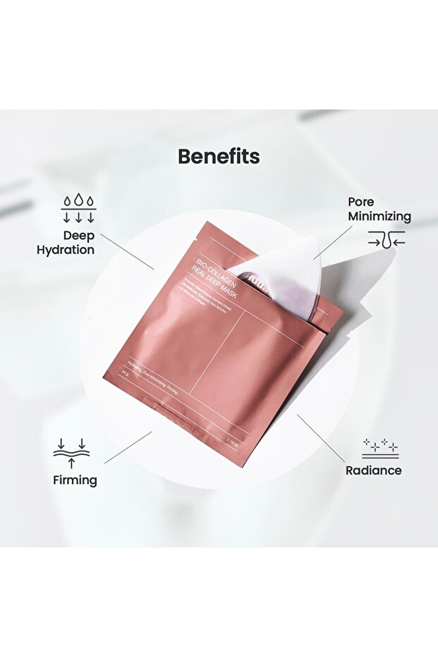 Bio Collagen Real Deep Mask – Moisturizing Facial Sheet Mask with Nucleic Separation Collagen - 6