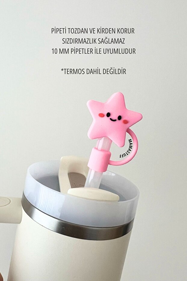 Silikon Tıpa - Pembe Yıldız - 2