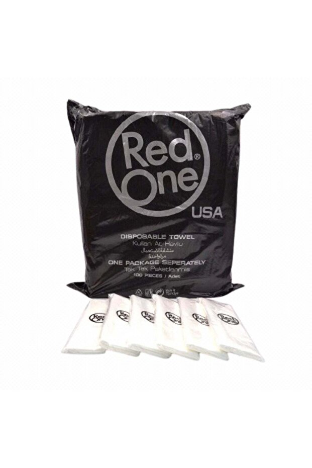 RedOne Disposable Towels 40x80cm – 100 Pcs Hygienic Single-Use Towels for Salons & Spas