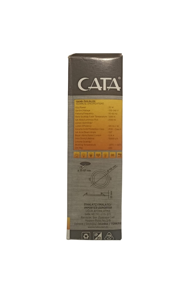 20W X PLUS LED PANEL - GÜN IŞIĞI CT-5661 - 4