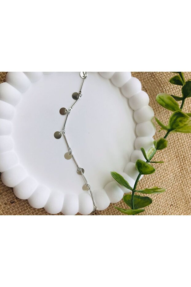 Silver Hanging Anklet - 2