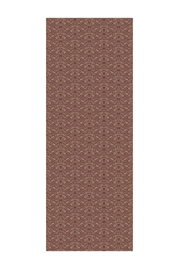 Moren Desen Shine Line Şal Mürdüm-Somon - 4
