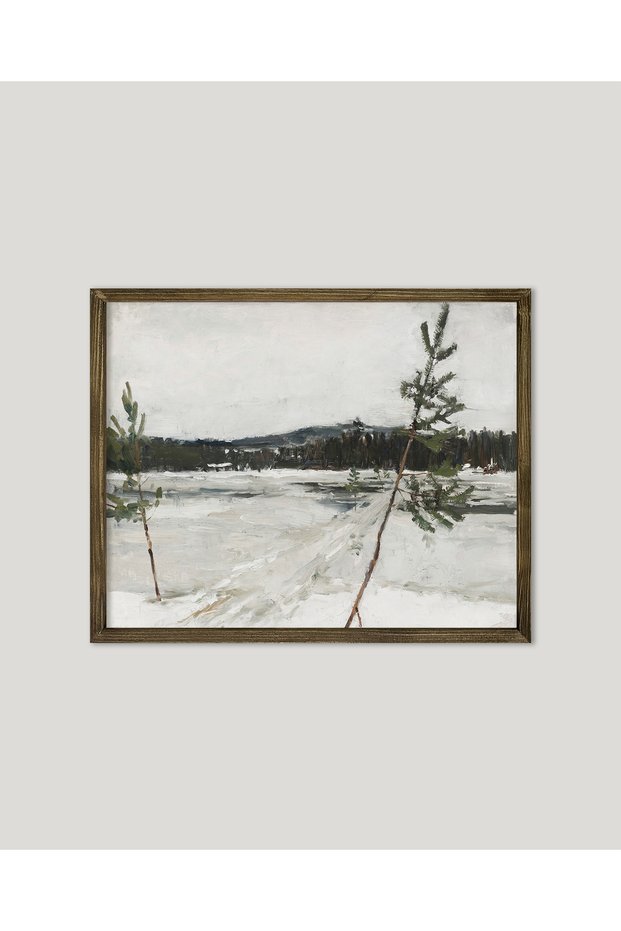 Winter Landscape Framed Poster