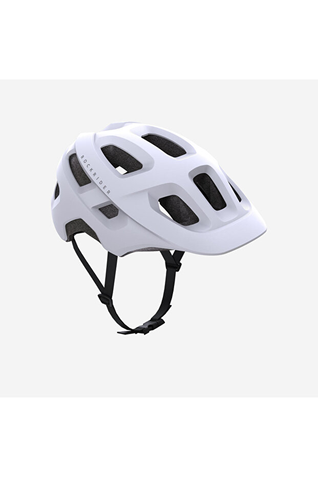 Decathlon Rockrider Expl 100 Beyaz Dağ Bisikleti Kaskı