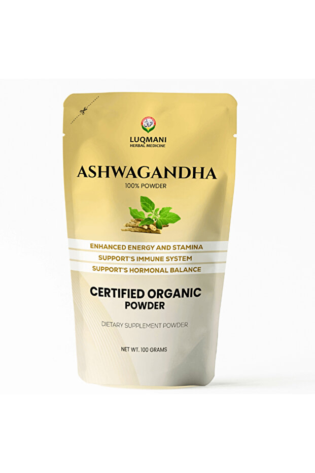 Ashwagandha Powder 100gram , Enhanced Energy and Stamina, Stress Reduction and Anxiety Relief