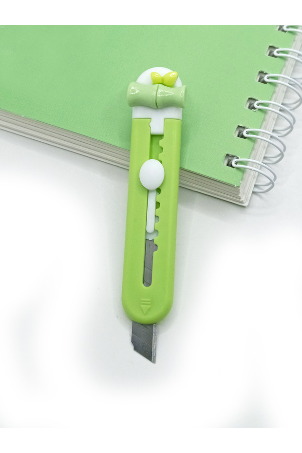 Mini Şekilli Falçata Maket Bıçağı - Sevimli Bambu - 1