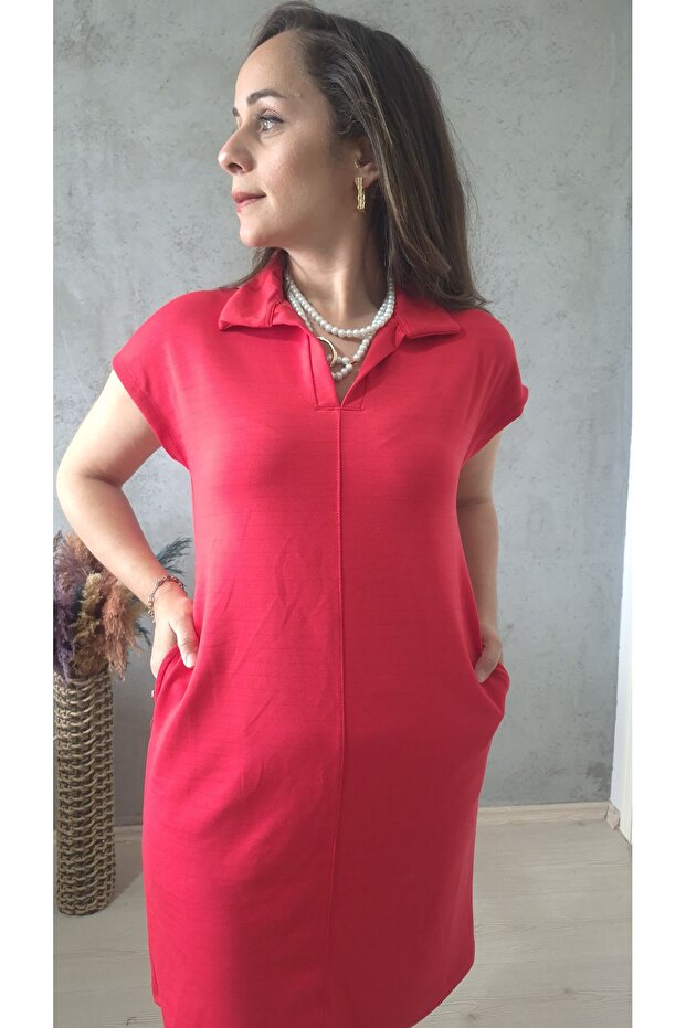 Modal Kumaş Elbise - 2