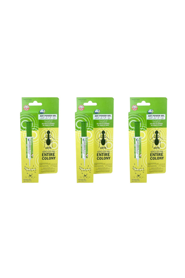 Big D Ant Power Gel Syringe 10g – Pack of 3 | Professional Ant Syringe for Indoors & Outdoors