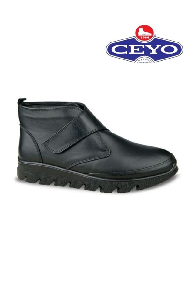 1056 Genuine Leather Full Orthopedic Non-Slip Sole Cold-Resistant Velcro Women's Boots