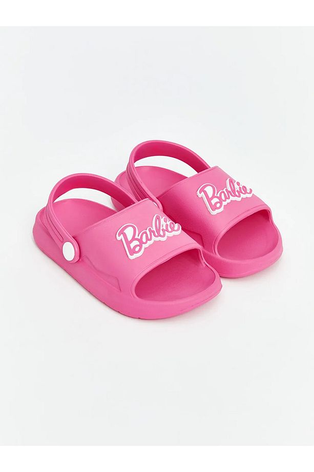 LCW STEPS Pembe Baskılı Kız Bebek Plaj Sandaleti - 1
