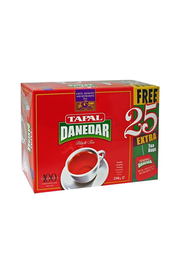 Danedar Black Tea Bags, Special Pack of 125 Tea Bags