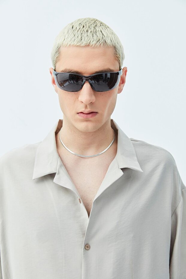 Basıc Oversize Keten Takım Bej - 4