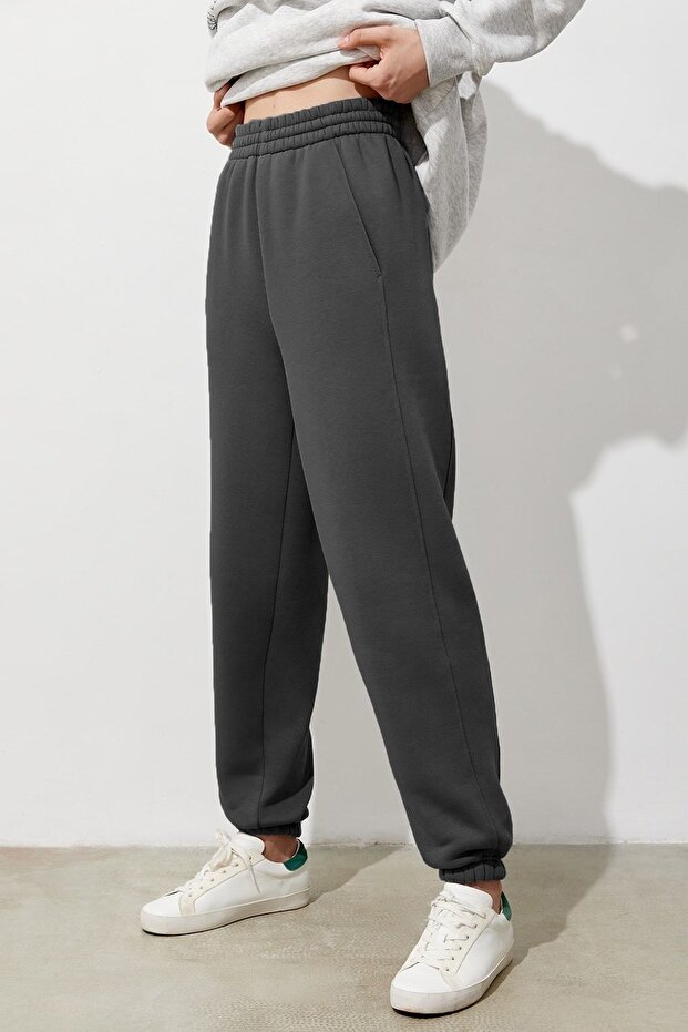 Women's Smoked Comfort Fit Sweatpants Mg1353