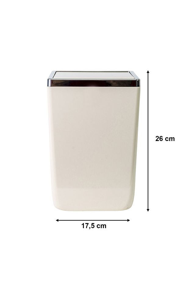 Toskana Çöp Kovası 6 Lt Bej - 3