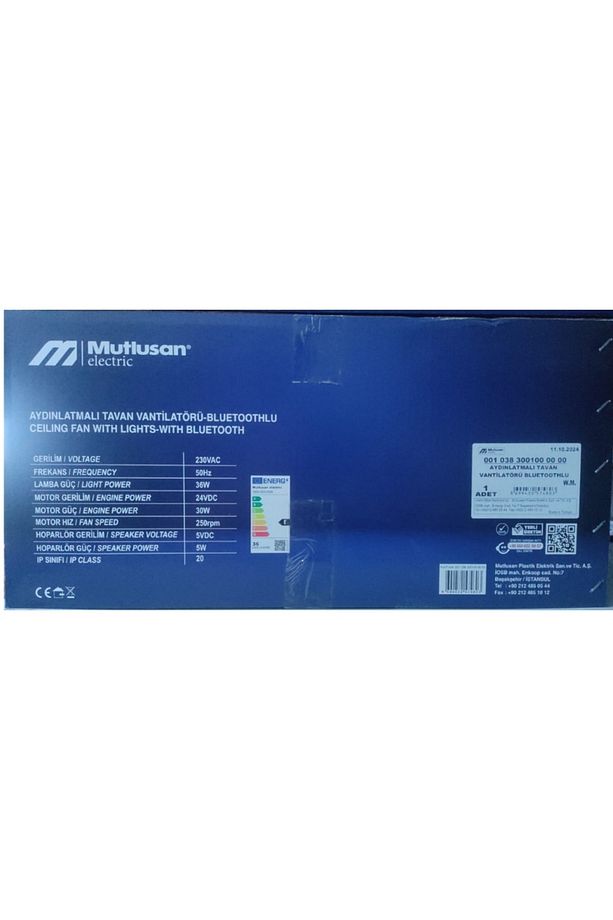BLUETOOTHLU KUMANDALI AYDINLATMALI TAVAN VANTİLATÖRÜ - 6