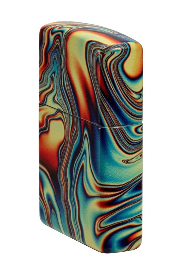 Colorful Swirl Pattern Design Glow In The Dark Çakmak - 5