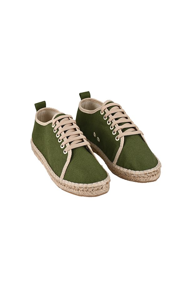 El Yapımı Hasır Taban Espadril - 1