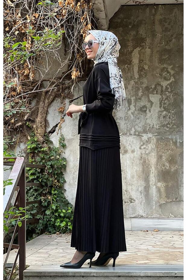 Elbise 36813 Siyah - 2