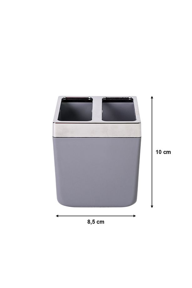 Toskana Diş Fırçalık-Gri - 4