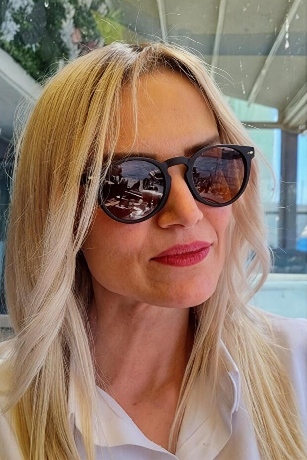 Unisex Glenn Vintage Round Model Sunglasses