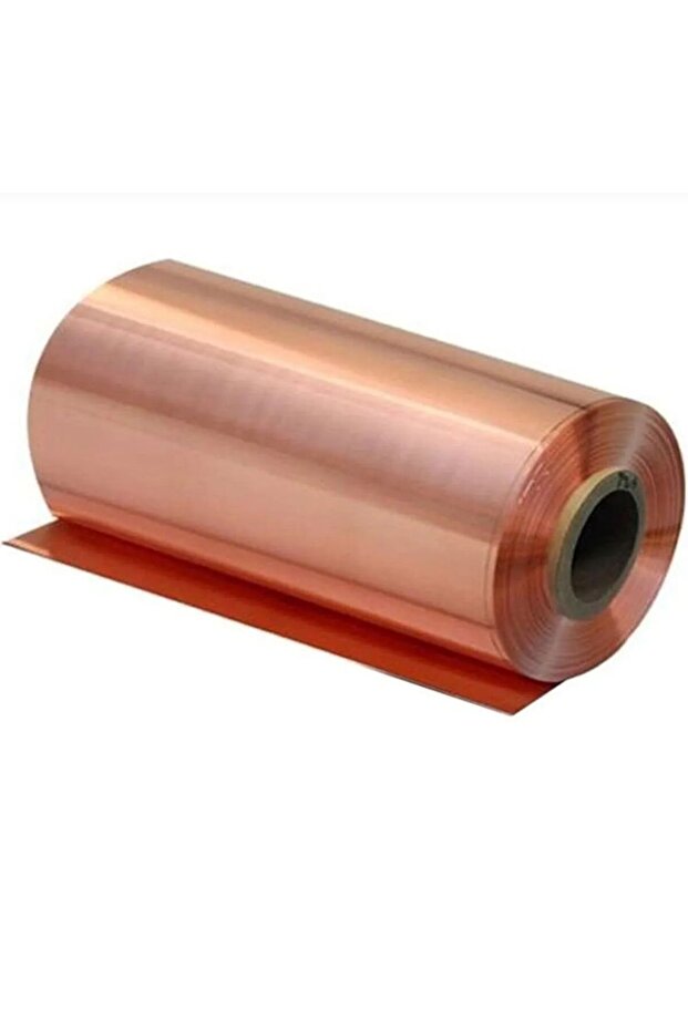 لوح نحاس 0.05x50x1000 سمك 0.05 مم عرض 5 سم طول 1 متر.
