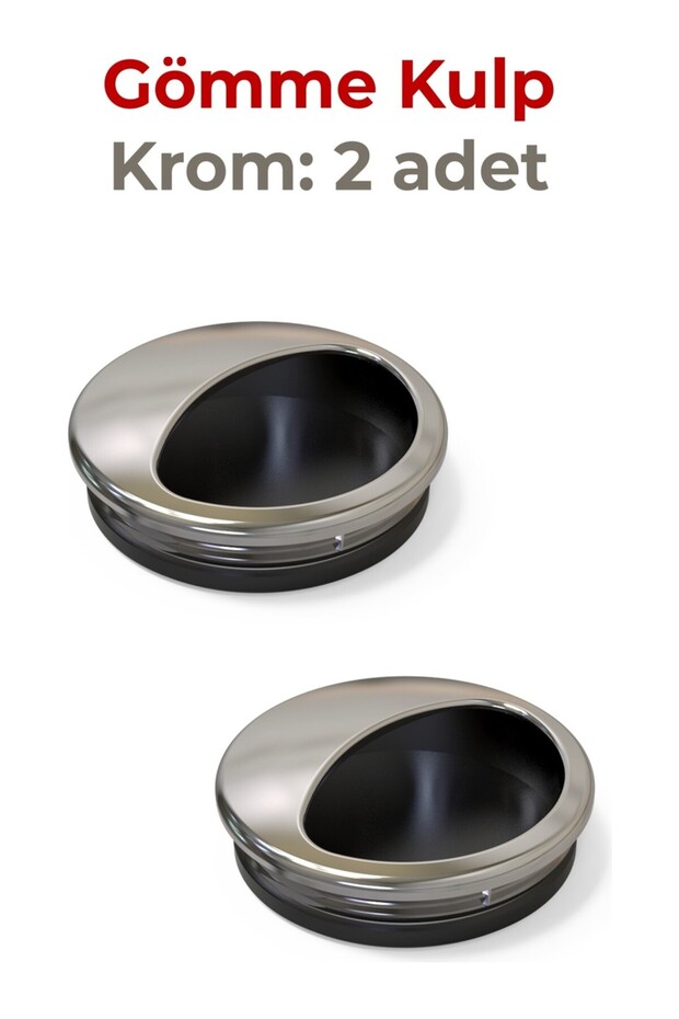 Gömme Kulp Krom 2 Adet - 1