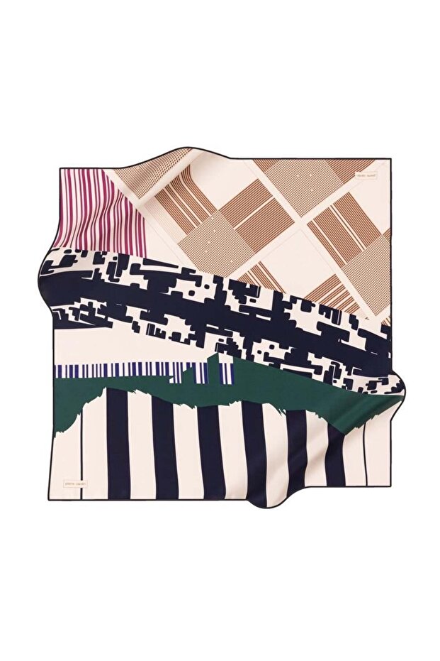 Crepe Satin Silk Scarf 8423230-321