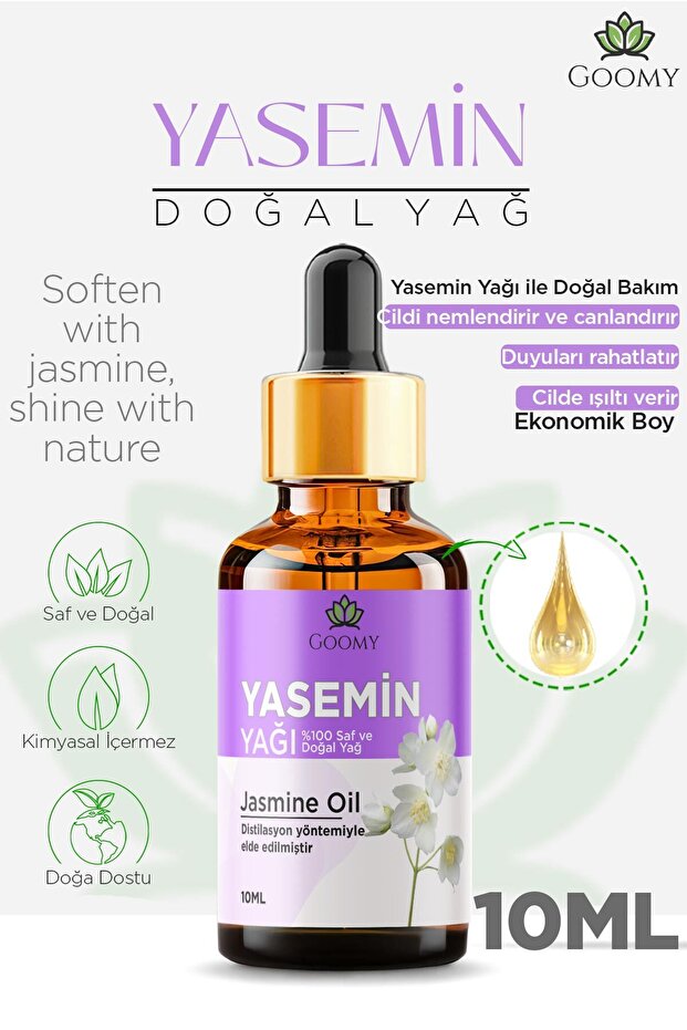 Jasmine Oil 100% Natural Herbal Essential Oil Jasmine Oil 10ml