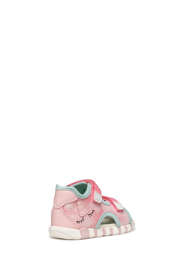 Kız Bebek Pembe B Sandal Iupidoo A - Text + Gbk Çift Bantlı Kumaş Sandalet B5517A0AS54C7337 - 4