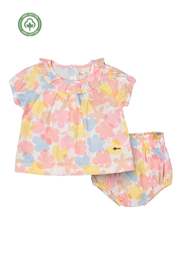 Baby Girl Cotton Suit-Baby Clothing