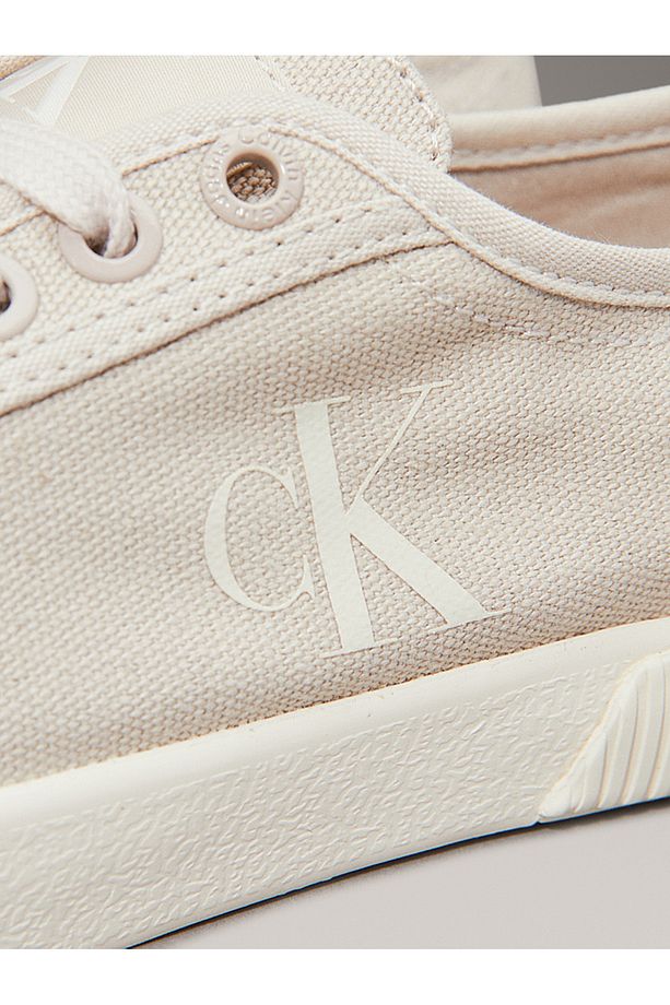 Canvas Low Profile Trainers - 6