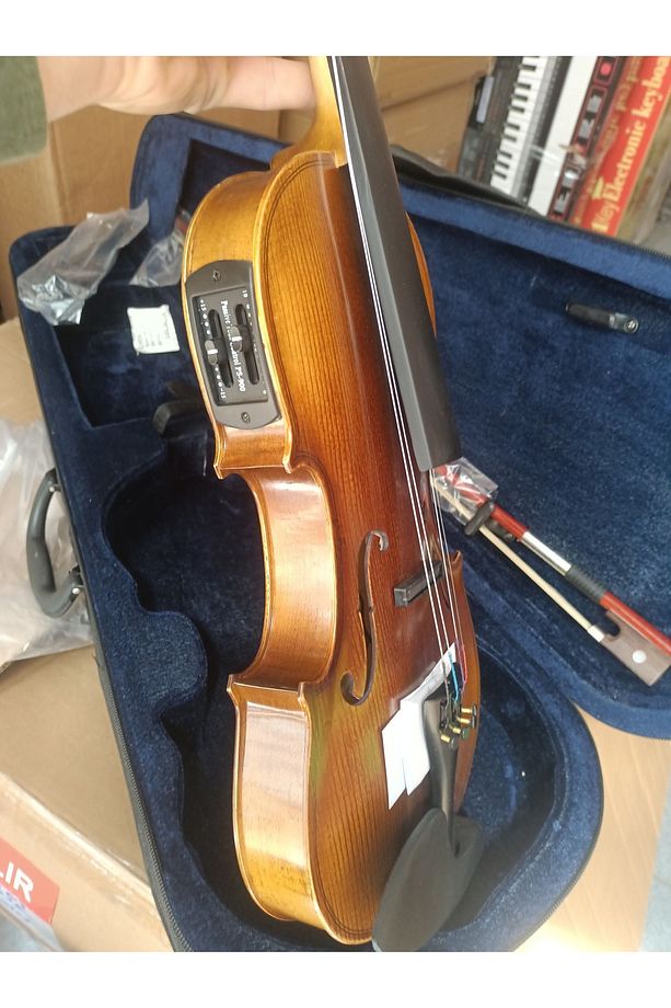 SWİNG VB425M-EQ KLASİK 4/4 ELEKTRO AKUSTİK KEMAN SETİ HARELİ - 1