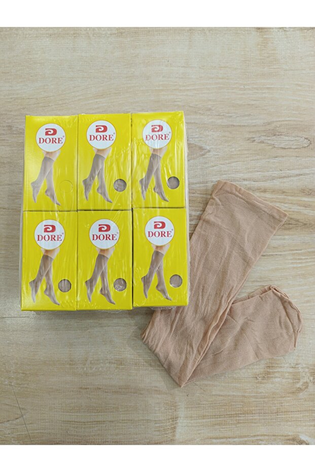 51Sahra Women's 40 Denier Knee Socks (Yellow Box) 12 Pairs