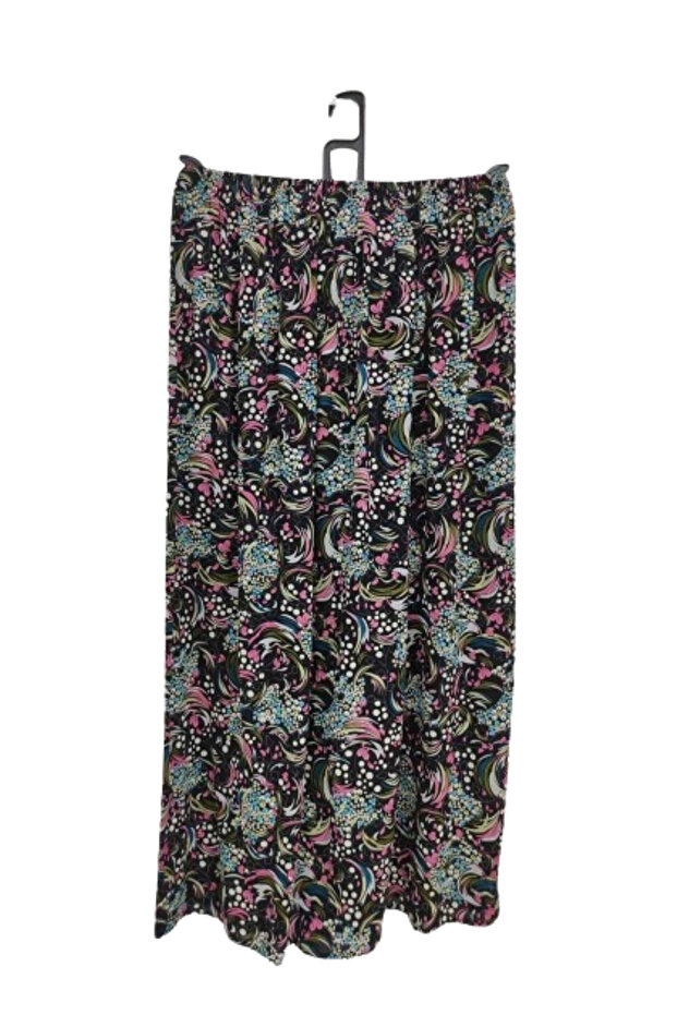 Lastikli Basma Etek - 1