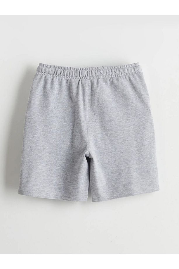 LCW Kids Gri Beli Lastikli Erkek Çocuk Şort - 2