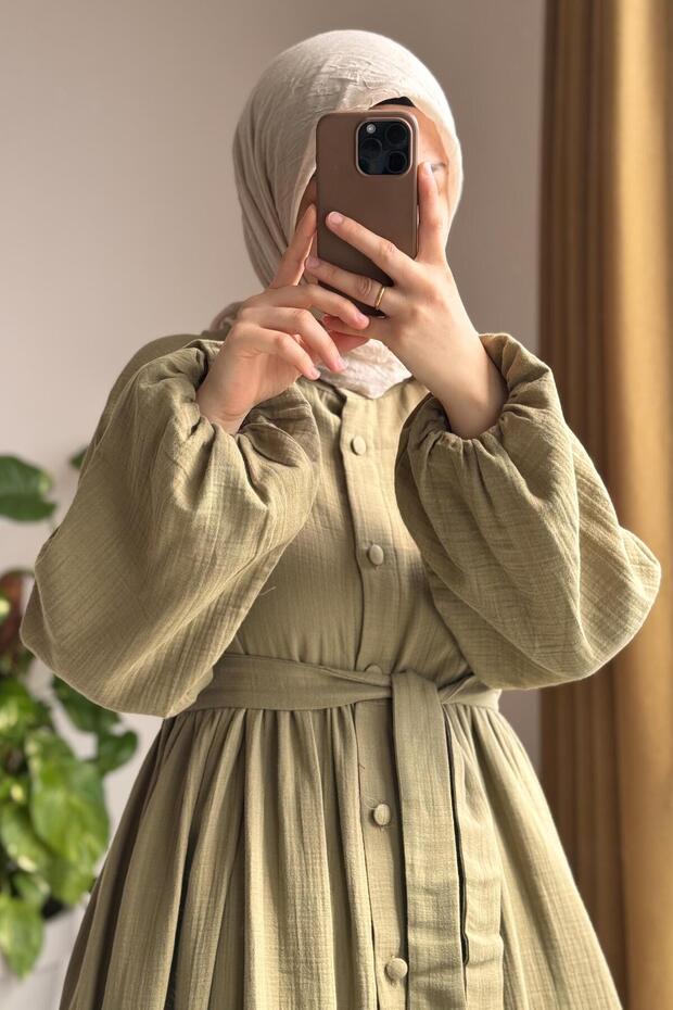 Müslin Ferace- Ihlamur - 3