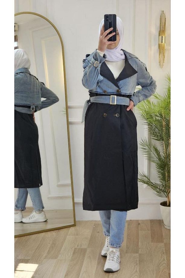 kadın yazlık midi trençkot model G2595 - 3