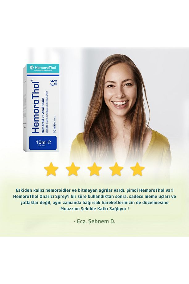 H.emoroid B.asur Onarıcı Bitkisel Sprey 20 ml - 5